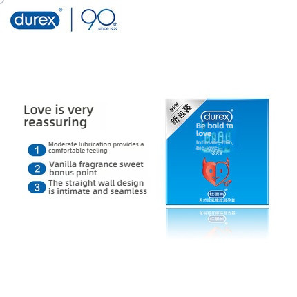 Durex Love Brave Love Bar Condom Medium 3 Pack