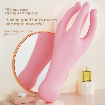 Yunman foreplay cake hand 4D shaking and rotating tentacle teasing device