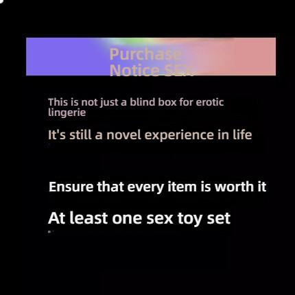 Sex lingerie heartbeat blind box