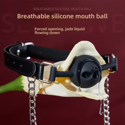 Meijianu saliva ball breast clip adjustable collar integrated prop
