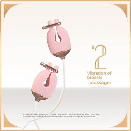 Light Whisper SM Shocking Flirting Breast Clip Collar Breast Teasing Massager