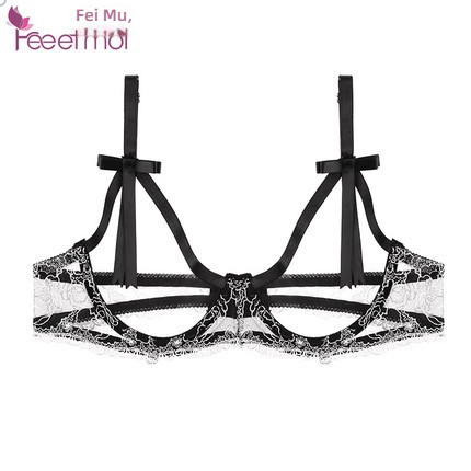 Feimu three-point embroidery hollow steel scam outfit
