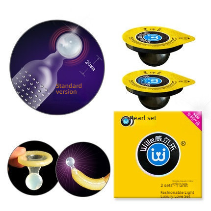 Weille Soft Bead G-spot Condom Medium 2/7 Pack