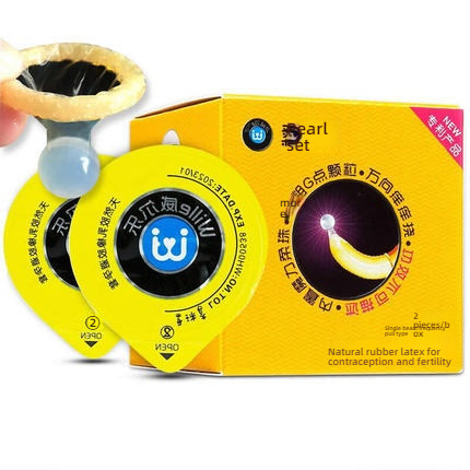 Weille Soft Bead G-spot Condom Medium 2/7 Pack