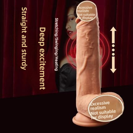 COC telescopic twisting and shaking simulation penis can be inserted into 16.5cm