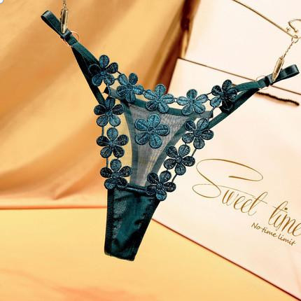 Stacy Japanese Sweet Petal Mesh Underwear