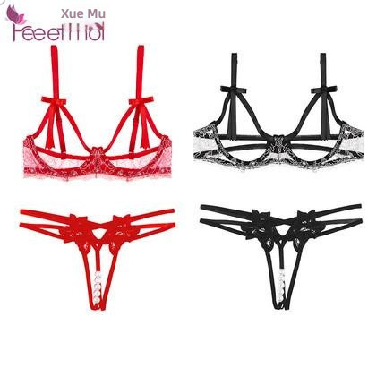 Feimu three-point embroidery hollow steel scam outfit
