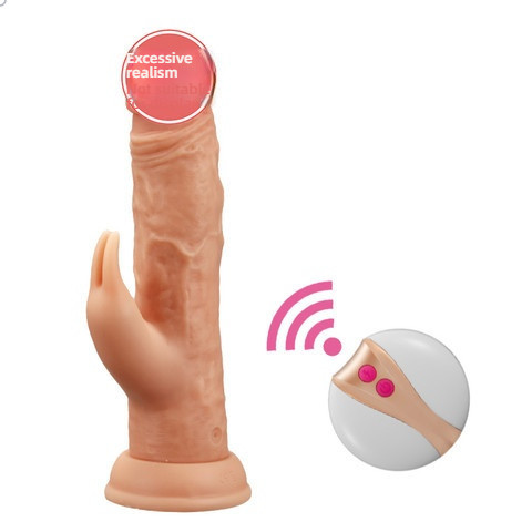 Male god Reagan rabbit ear alien simulation penis, available in large, medium, and small sizes