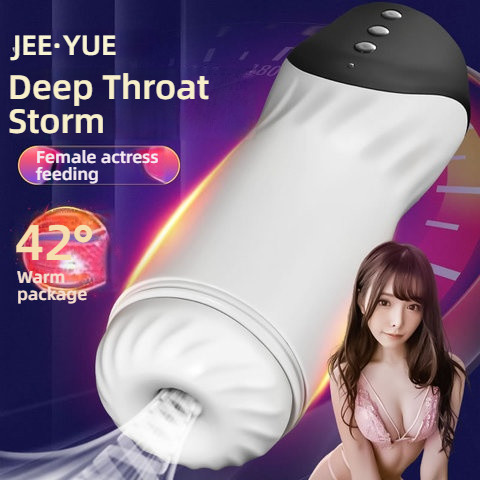 JEE.YUE, the spokesperson for Midnight Bridge, sucks on the shocking airplane cup