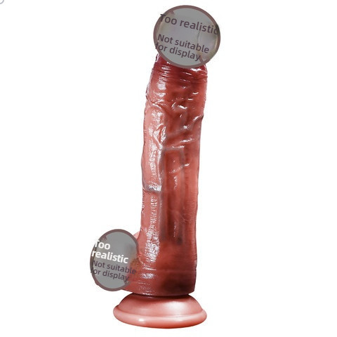 Cupid makeup sprays oil, stretches and twists, shaking penis