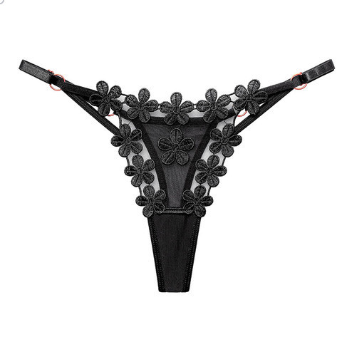 Stacy Japanese Sweet Petal Mesh Underwear