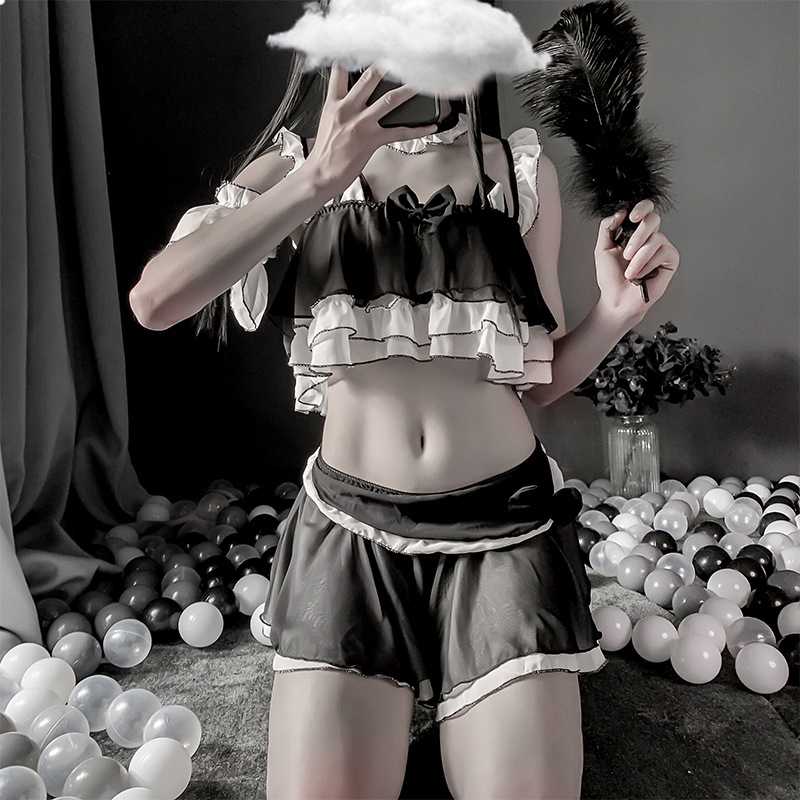 Sexy lingerie, pure student outfit, JK sailor dress, seductive short skirt set, soft girl, college style short skirt