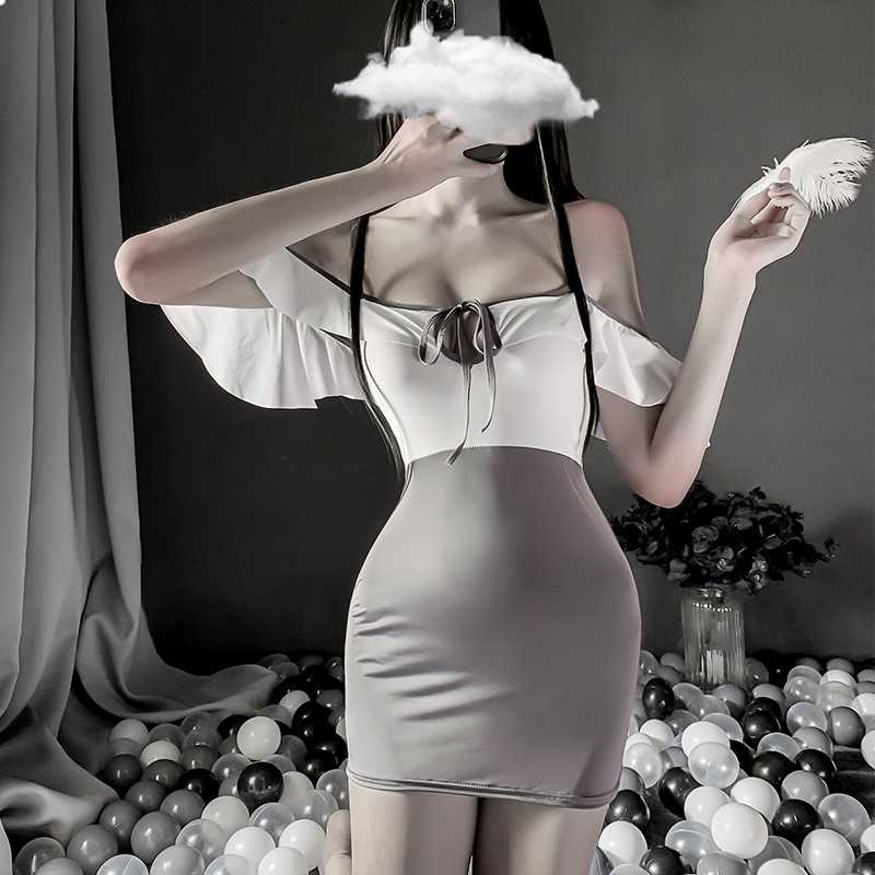 Sexy lingerie, pure student outfit, JK sailor dress, seductive short skirt set, soft girl, college style short skirt