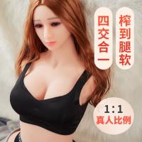 Chuchu busty and perky buttocks with four traffic lanes 1:1 half body inverted mold with skeleton 20kg
