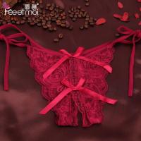 Fei Mu sexy lace strap butterfly crotch underwear