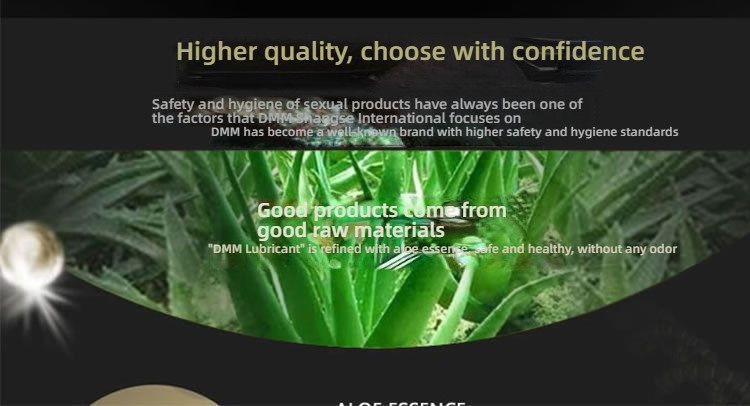 DMM Colorless and Odorless Aloe Vera Moisturizing Silk Water Soluble Lubricant 60/200ml