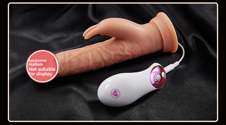 Male god Reagan rabbit ear alien simulation penis, available in large, medium, and small sizes