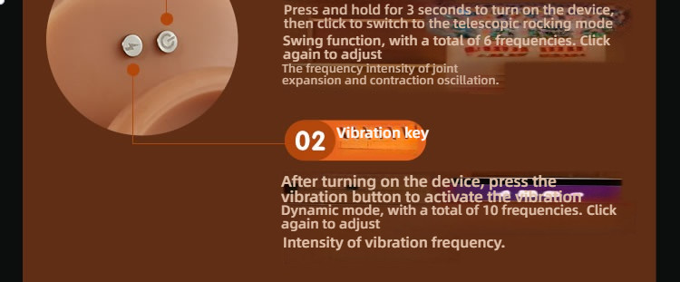 COC telescopic twisting and shaking simulation penis can be inserted into 16.5cm