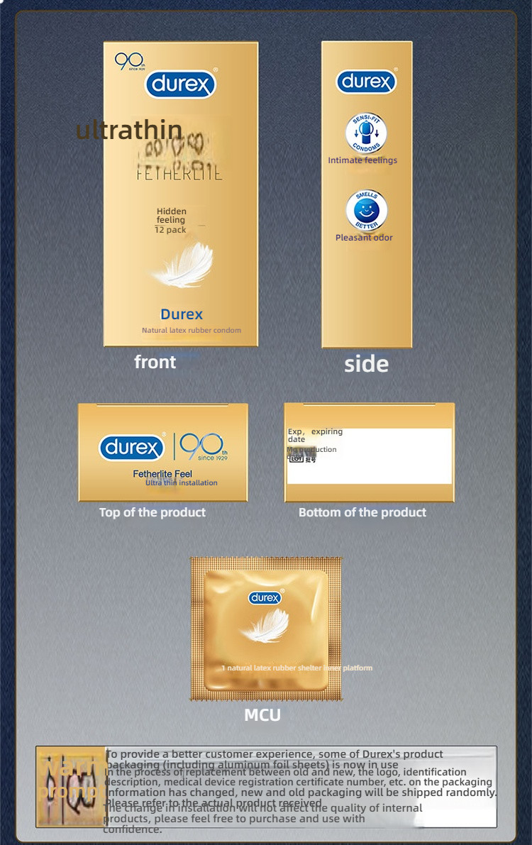 Durex Close Ultra Thin Series Ultra Thin Pack 3/12 Pack