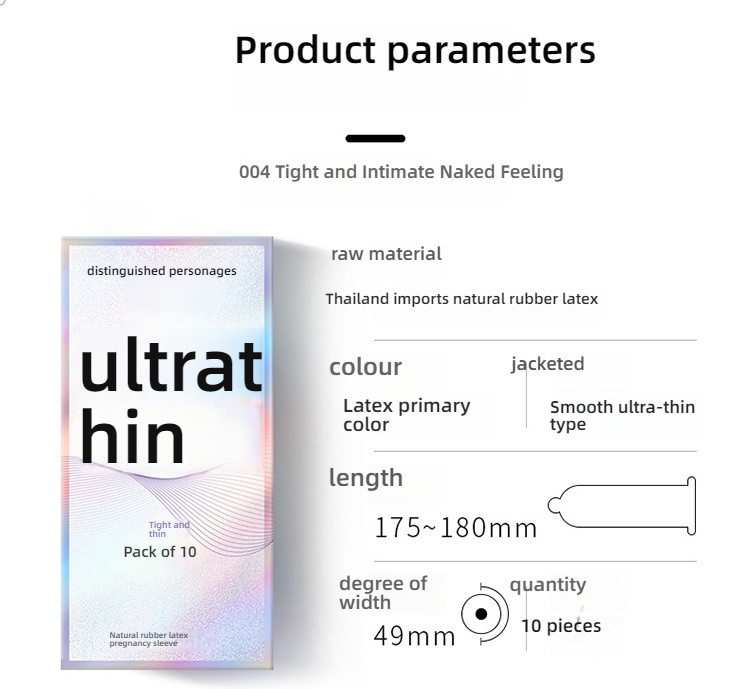 Gentleman hyaluronic acid ultra-thin series condom