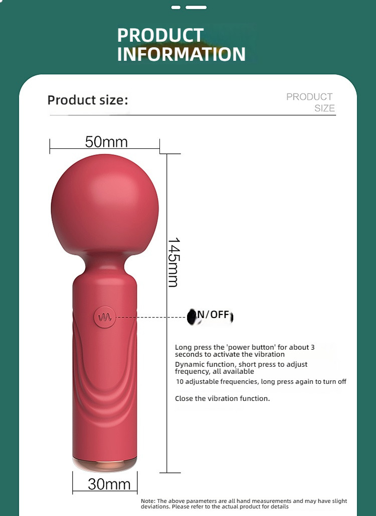 Manno Sophie Mini AV Stick High Quality Wine Red