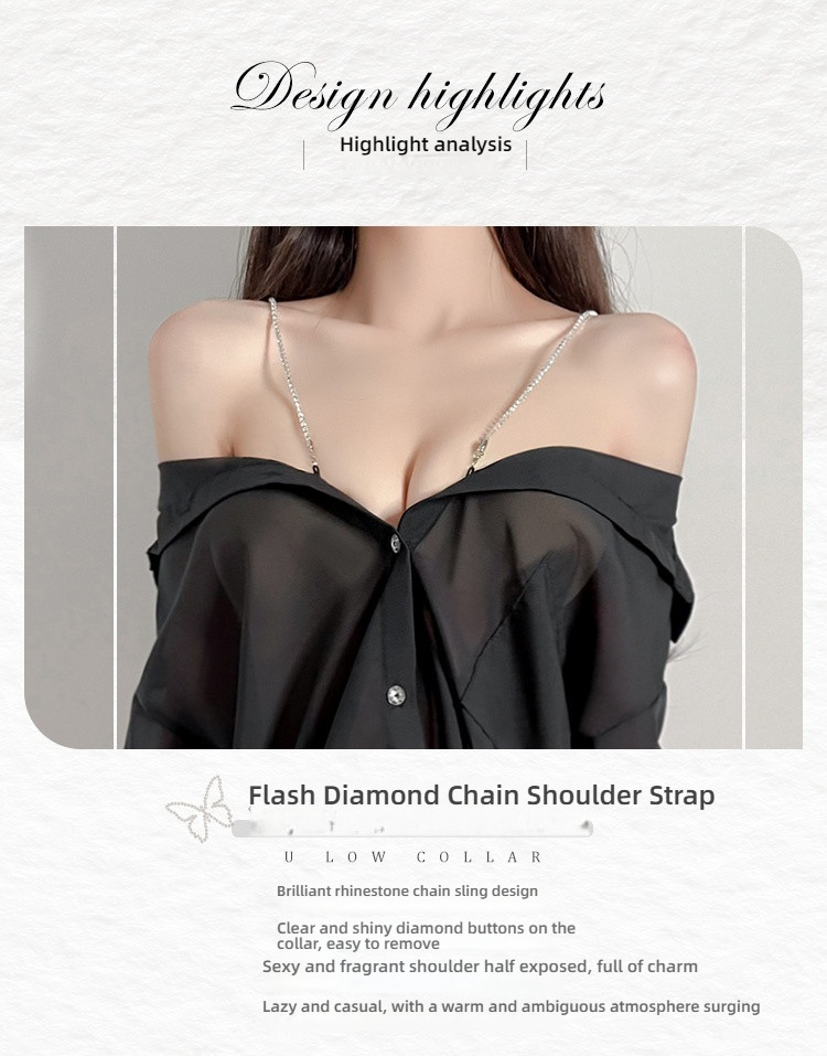 Fei Mu [Lazy Boyfriend Style] Perspective Shirt Sleeping Skirt
