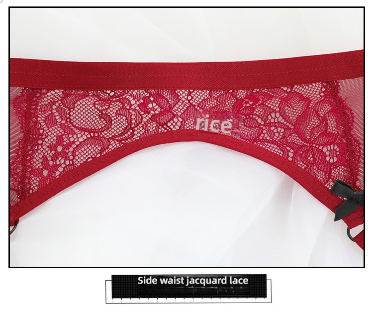 Fei Mu [Sister loves to wear] sexy lace garter belt one-piece pantyhose