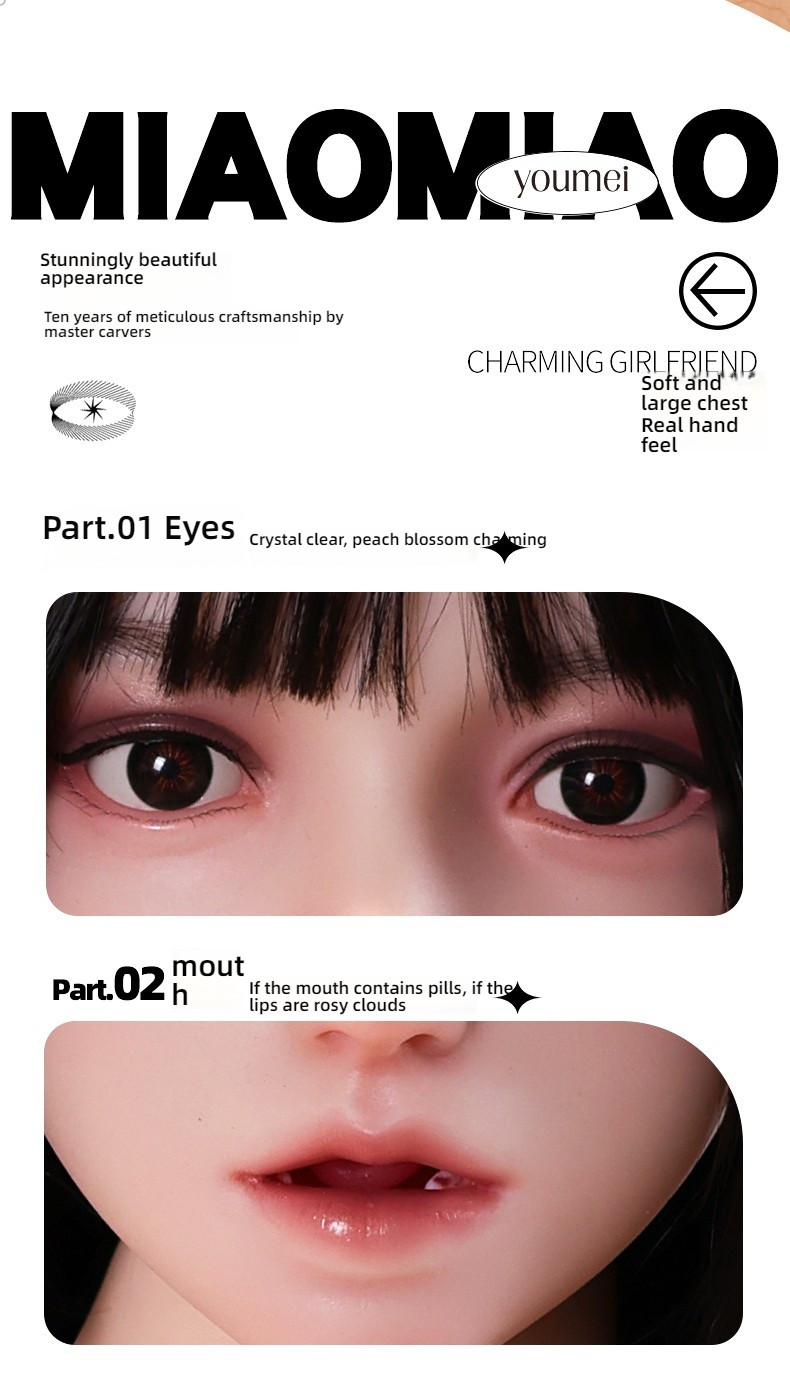 Stunning Butt and Big Breasts - Fat Granny Milk Meow (G057-K-Y32) Solid Doll (135cm Silicone Head Hair Transplant+Oral L