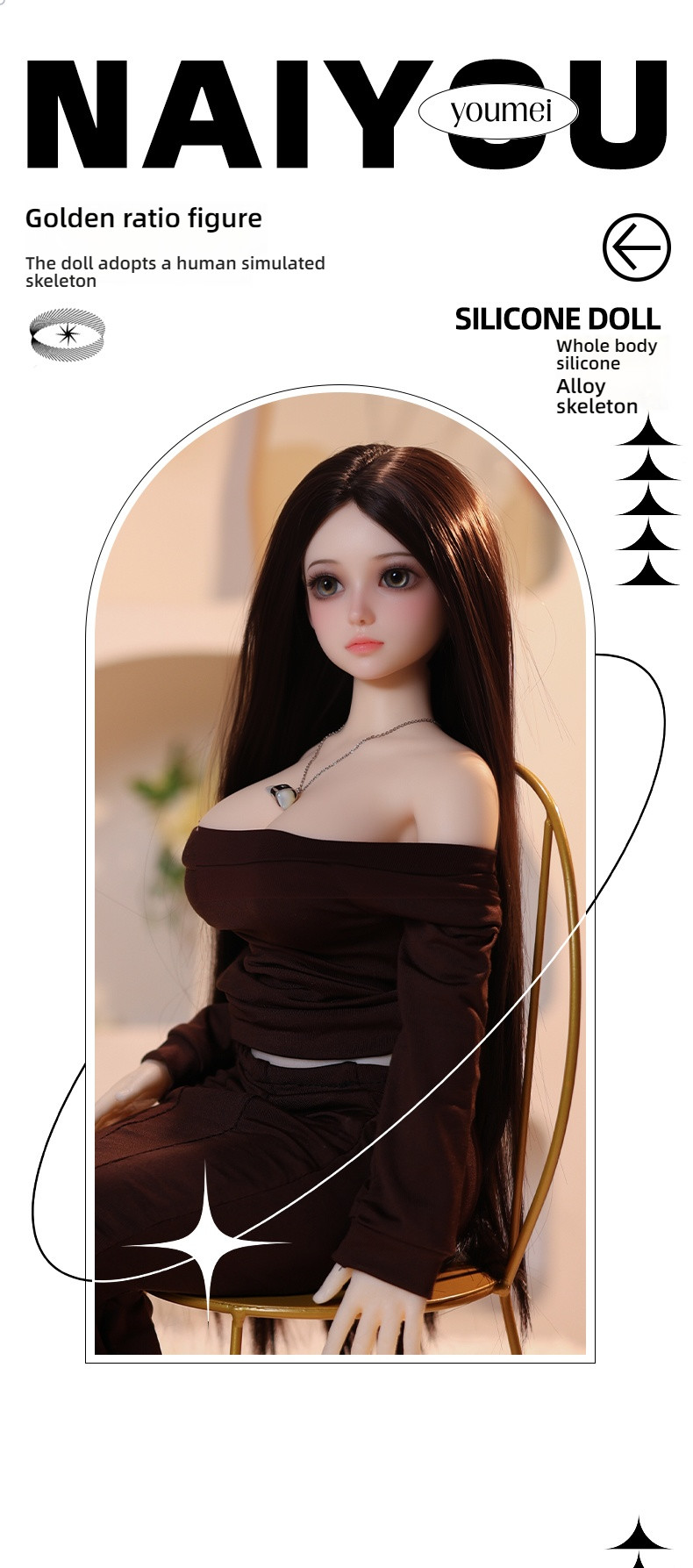 Physical doll 60cm all silicone figurine cute/creamy/Sarah/Sherry/Cherry (note figurine name when placing order)