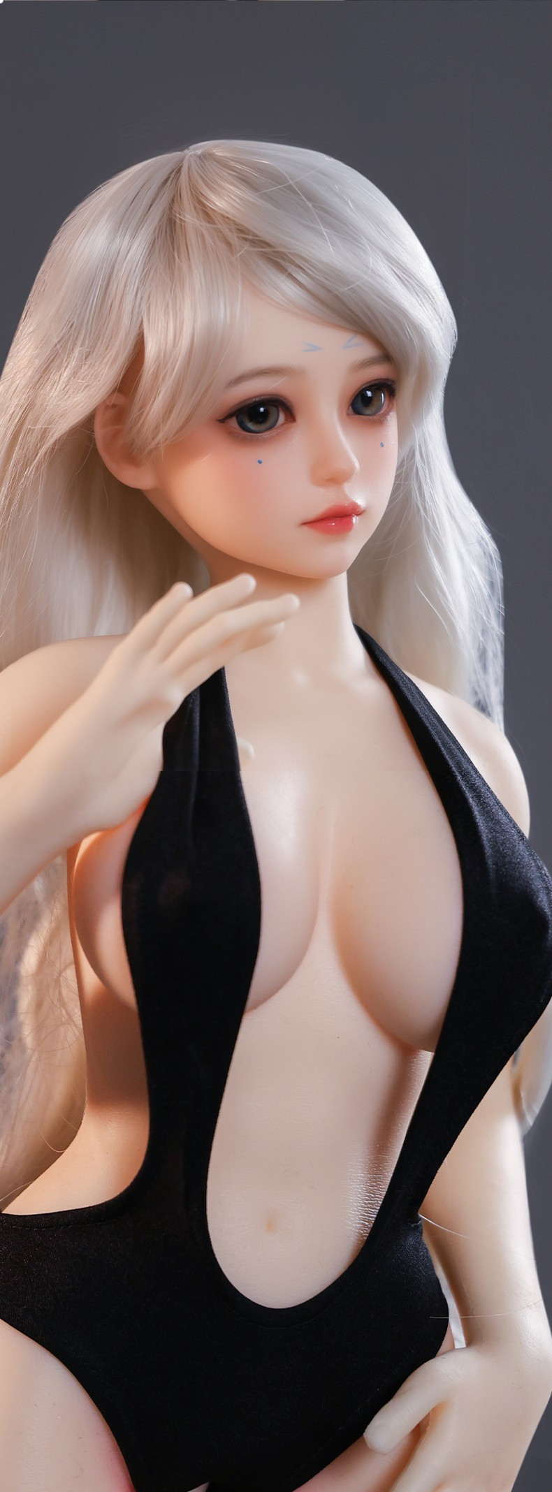 Physical doll 60cm all silicone figurine cute/creamy/Sarah/Sherry/Cherry (note figurine name when placing order)
