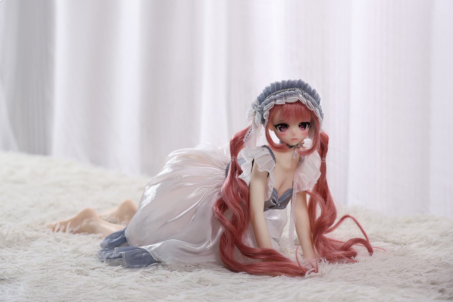 Physical doll 60cm all silicone figurine cute/creamy/Sarah/Sherry/Cherry (note figurine name when placing order)