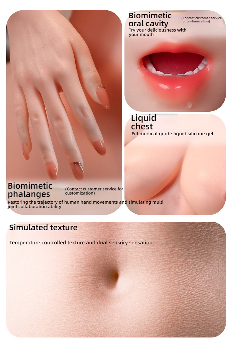Solid Doll Sweet and Cute - Rongyan (G058-K-Y33) Solid Doll (158cm Silicone Head Hair Transplant+Oral Love+Sound Product