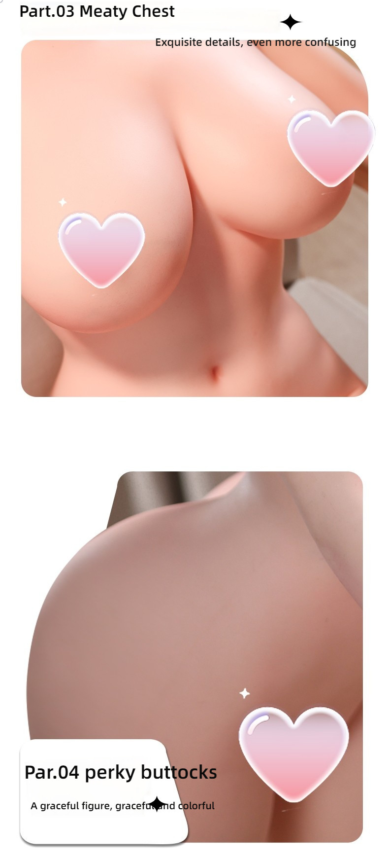Solid Doll Sweet and Cute - Rongyan (G058-K-Y33) Solid Doll (158cm Silicone Head Hair Transplant+Oral Love+Sound Product