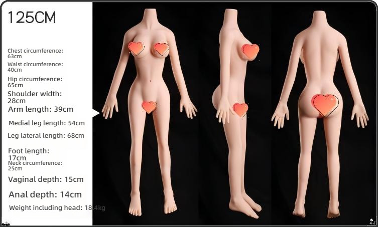 Cute little girl - Mengna (XT001 (size 6)) solid doll 125cm full TPE cartilage version+mouth love+voice+heating