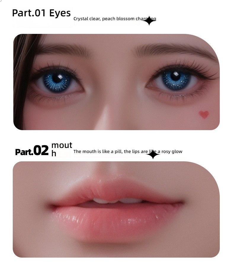 Cute and pure handsome man - Youwei (G055-Y30) physical doll (148 leather pattern silicone head transplant+sound+heating