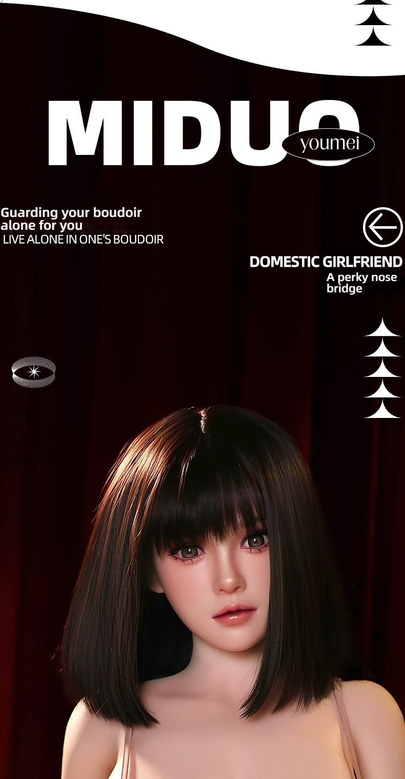 Sweet and Royal Sister Girlfriend - Mido (G027-Y10) Solid Doll 158cm Silicone Head Hair Transplant