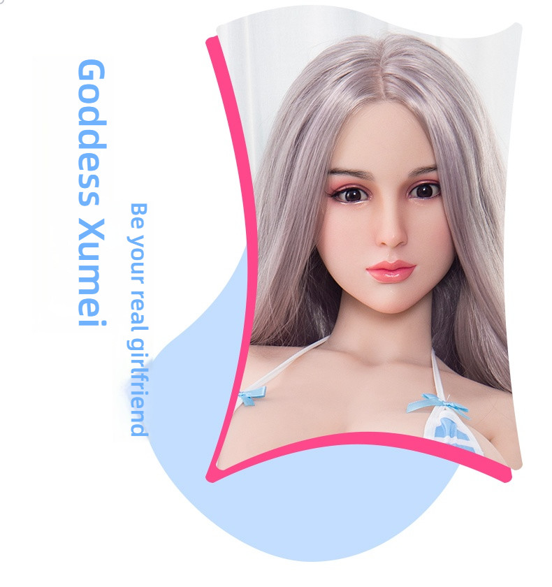Pure desire big chest beautiful man - Xumei (G008-Y34) solid doll 155 breast+silicone head hair transplant+voice+heating