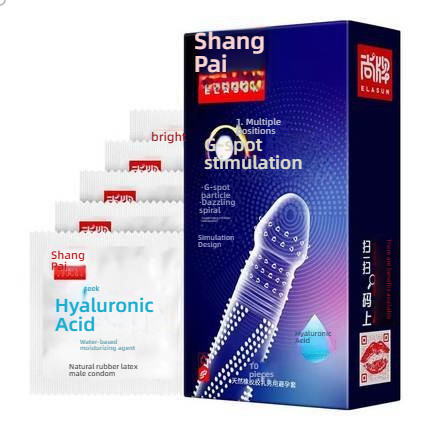 Shang brand multi position G-spot stimulation condom set of 10 pieces