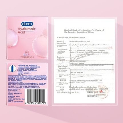 Durex Moisturizing Hyaluronic Acid Ultra Thin Pack 3 Tablets