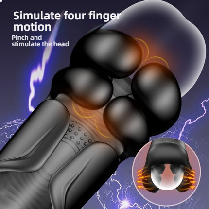 Mi Cat Four Finger Pinch Shocking Beating Hammer Black