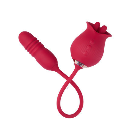 Romantic Flower Milk Yin Multi use Stretching Sucking Shock Device
