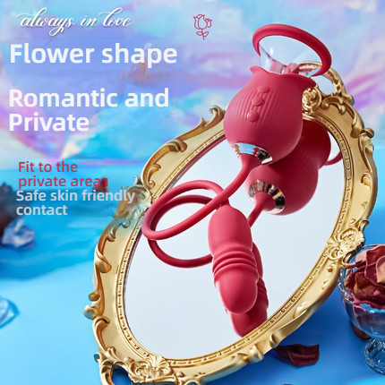 Romantic Flower Milk Yin Multi use Stretching Sucking Shock Device
