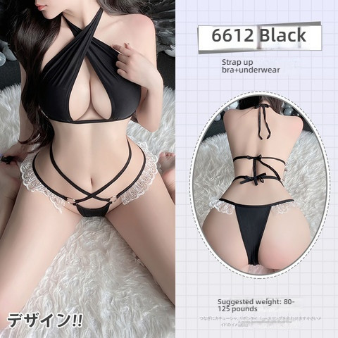 Fei Mu Pure Desire Temptation Cross Lace Three Point Style