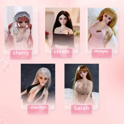 Physical doll 60cm all silicone figurine cute/creamy/Sarah/Sherry/Cherry (note figurine name when placing order)