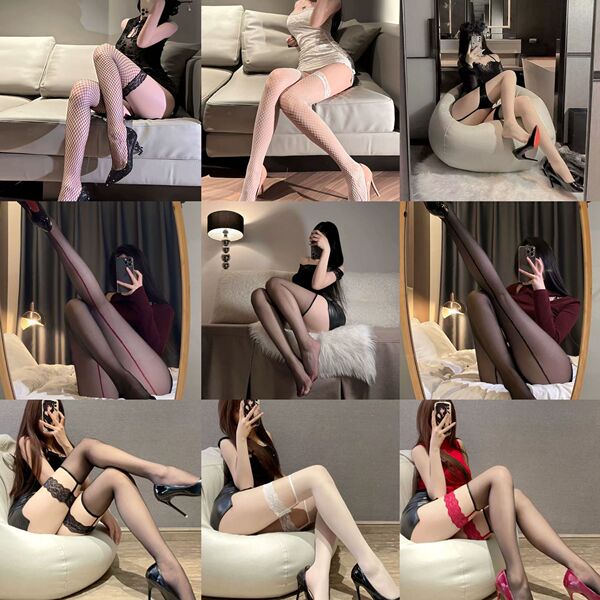 Cherry romance lace bodystocking set: sexy sheer mesh thigh-highs for women, perfect for spring and fall elegance.
