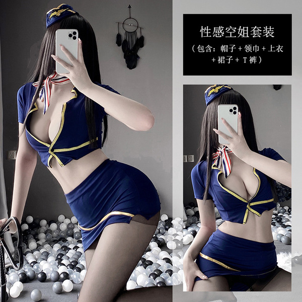Sexy Student Uniform Set - JK Style Plaid Pleated Skirt & Top, Cute Yet Seductive Outfit for Adults - TB 1044