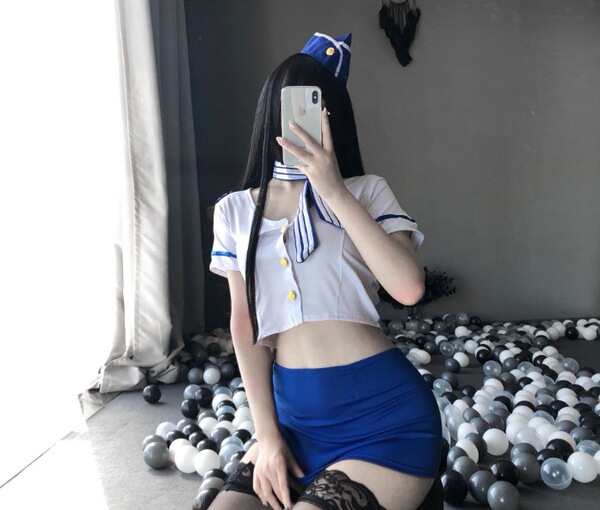 Sexy Student Uniform Set - JK Style Plaid Pleated Skirt & Top, Cute Yet Seductive Outfit for Adults - TB 1264