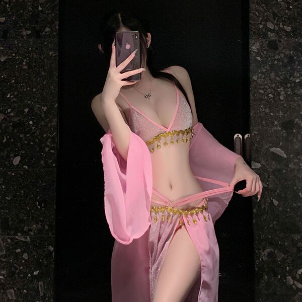 Exotic hanfu lingerie set - sensual palace-style princess nightgown with oriental elegance, 2025 new design