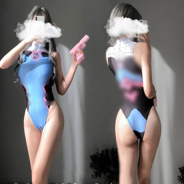 Cosplay Superhero Costume Set - Sexy Anime-Inspired Lingerie Uniform for Women, Role Play Outfit - 3