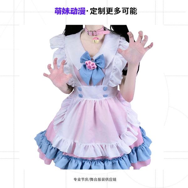 S4xl plus size maid dress - cute 4-color lolita dress with oversized bow, custom factory made
